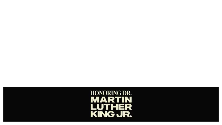 Honoring Dr. Martin Luther King Jr.: lower third