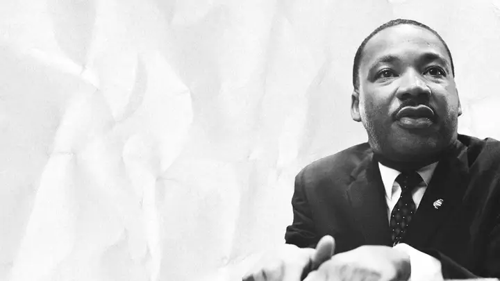 Honoring Dr. Martin Luther King Jr.: 4K slide · blank