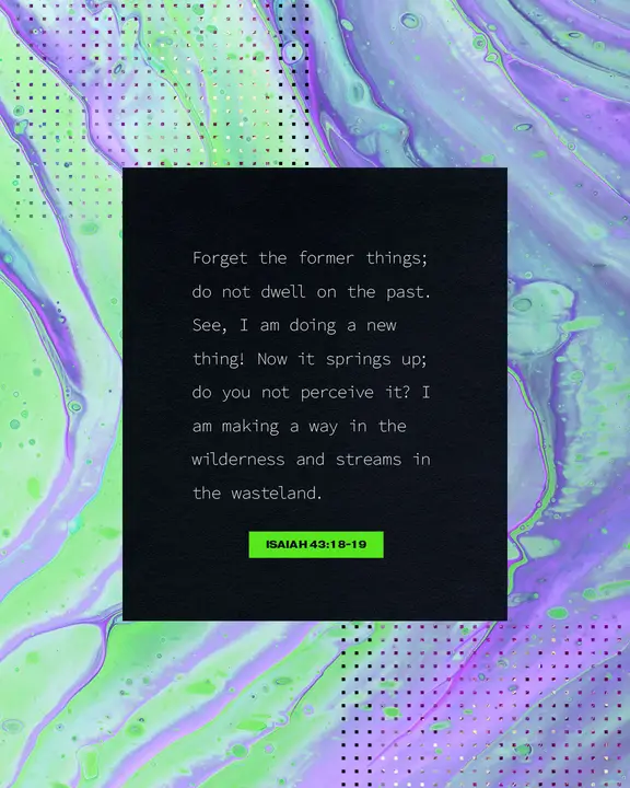 Isaiah 43: social post