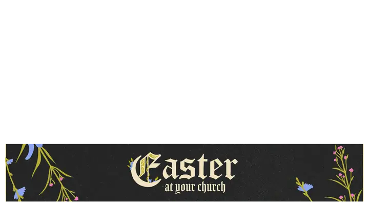 Easter: lower third