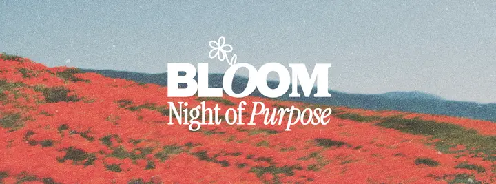 Bloom Night of Purpose: facebook cover