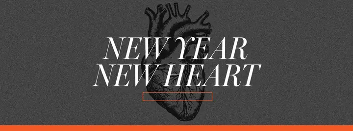 New Year New Heart: facebook cover