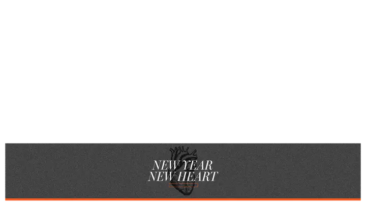 New Year New Heart: lower third