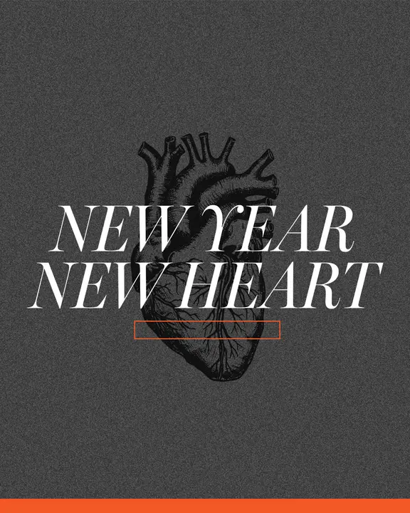 New Year New Heart: social post