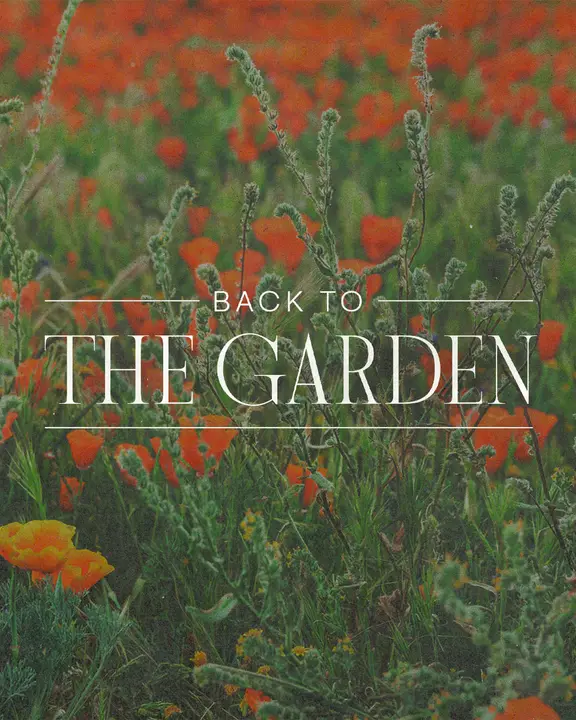 Back To The Garden: social post