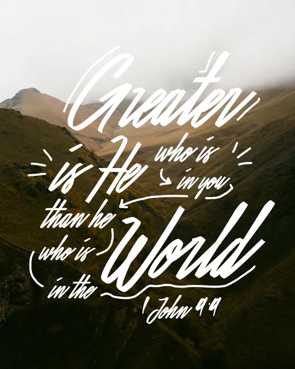 1 John 4: social post