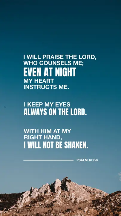 Psalm 16: story