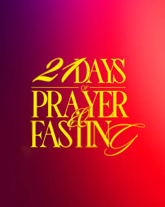 21 Days Of Prayer And Fasting: social post