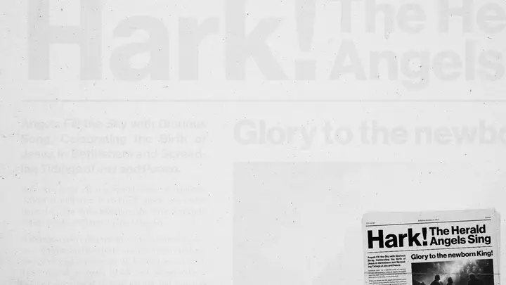 Hark!: blank background