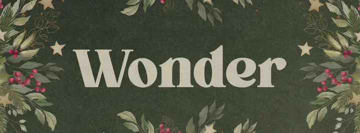 Wonder: facebook cover