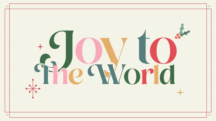 Joy To The World: 4K slide