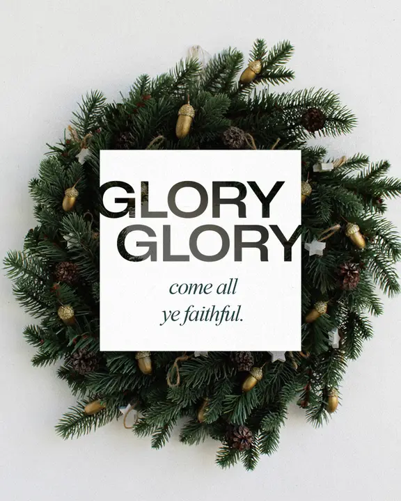 Glory Glory: social post