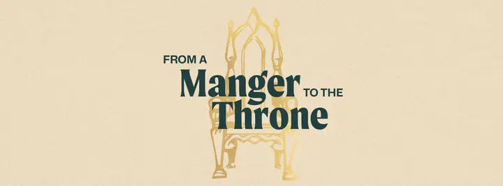 From a Manger to the Throne: facebook cover
