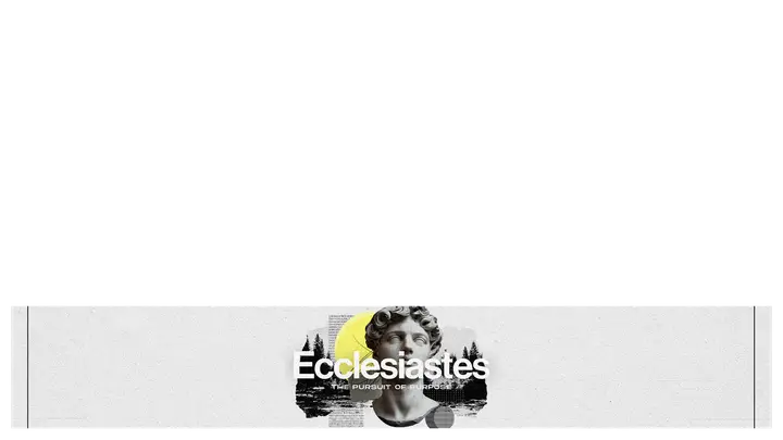 Ecclesiastes: lower third