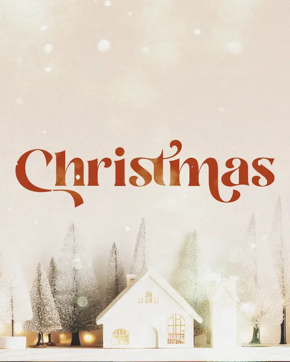Christmas: social post