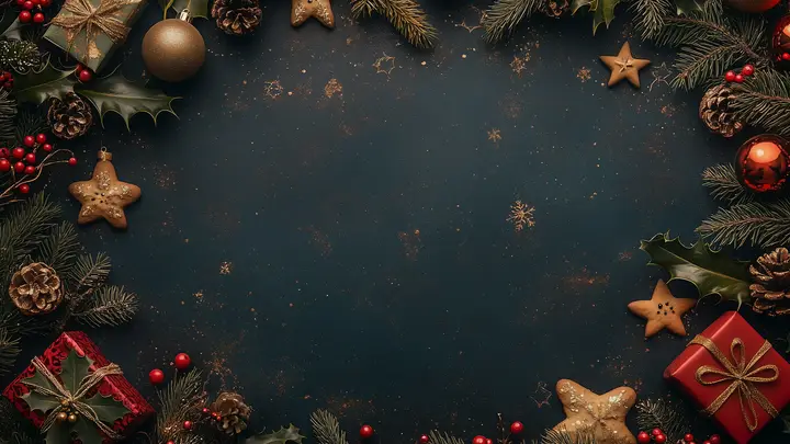 Christmas: blank background