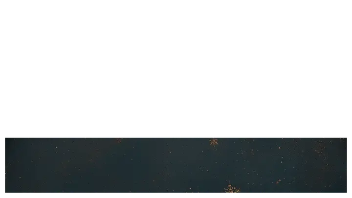 Christmas: lower third · blank