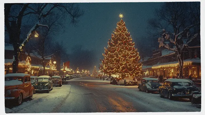 Vintage Christmas: blank background