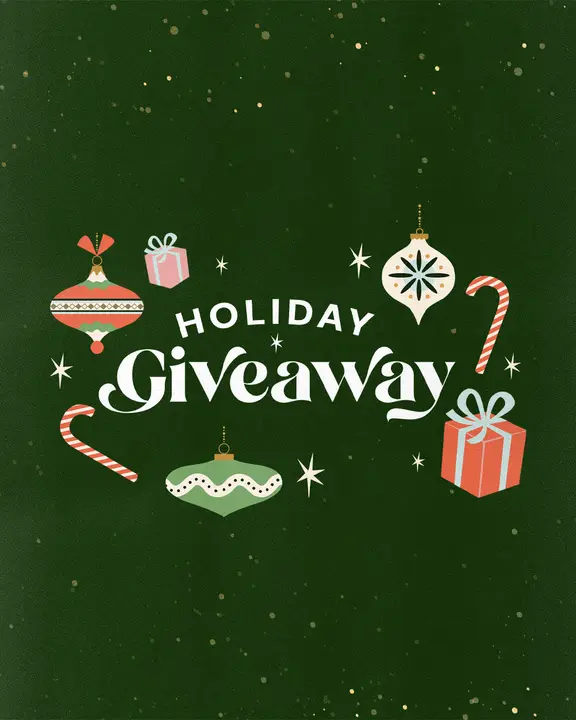 Holiday Giveaway: social post