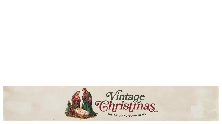 Vintage Christmas: lower third
