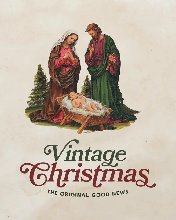 Vintage Christmas: social post