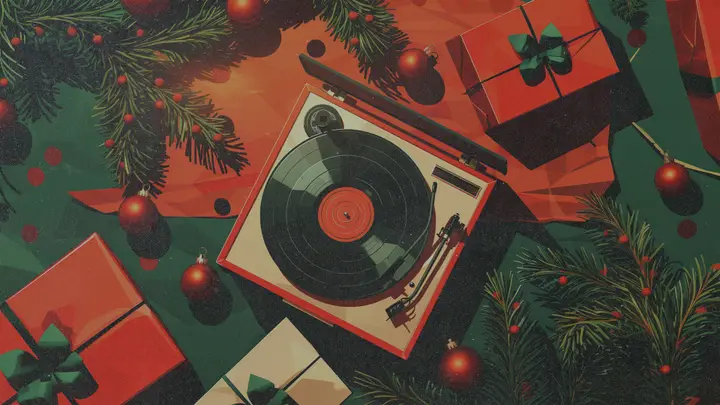 Christmas Playlist: 4K slide · blank