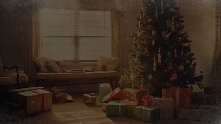 Home For Christmas: blank background