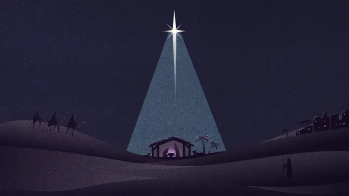The Christmas Story: 4K slide · blank