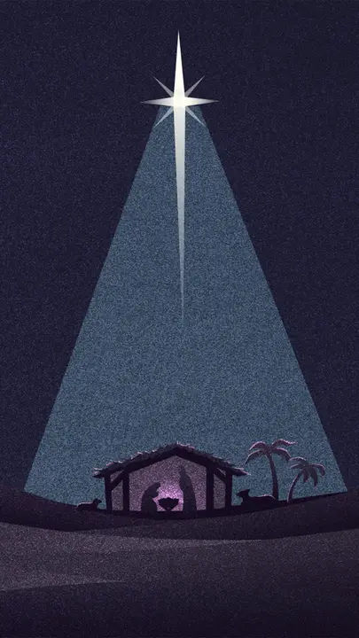 The Christmas Story: story · blank