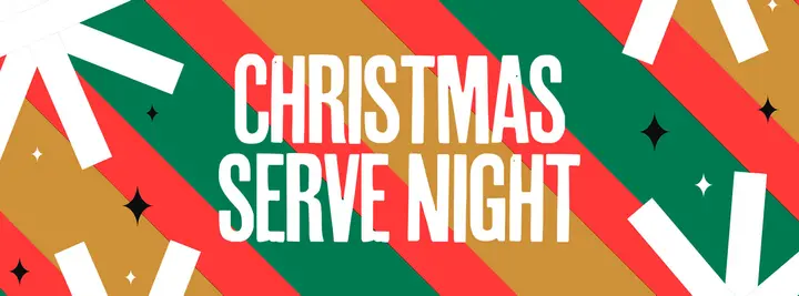 Christmas Serve Night: facebook cover