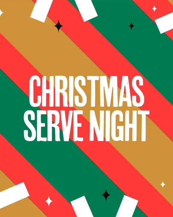 Christmas Serve Night: social post