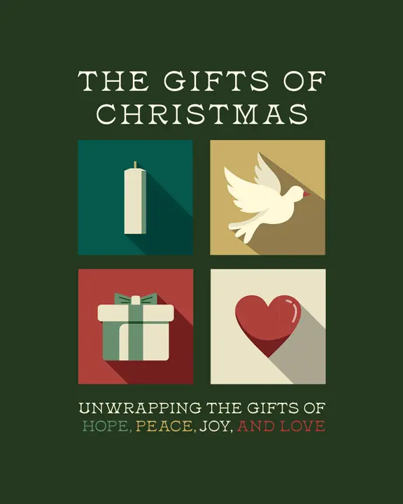 The Gifts of Christmas: social post