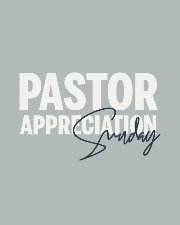 Pastor Appreciation Sunday: social post