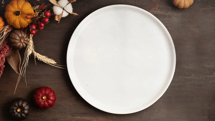 Harvest Dinner: blank background