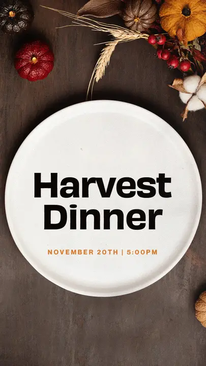Harvest Dinner: story