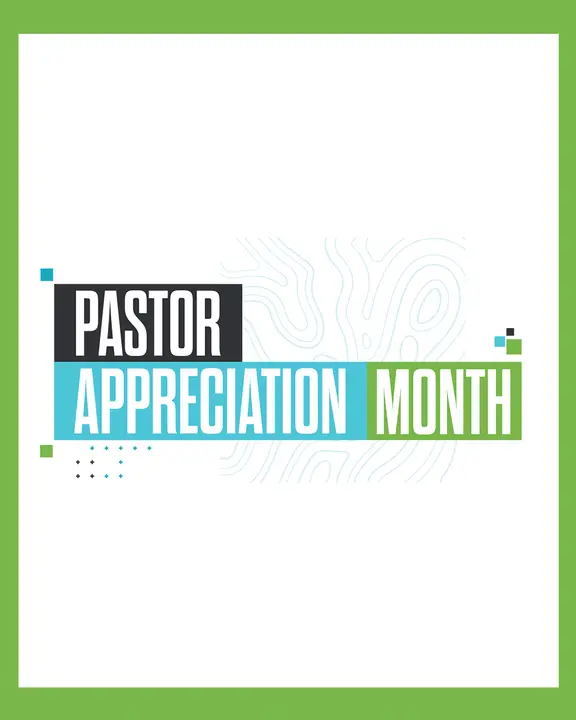 Pastor Appreciation Month: social post