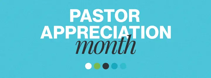 Pastor Appreciation Month: facebook cover