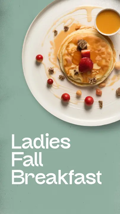 Ladies Fall Breakfast: story