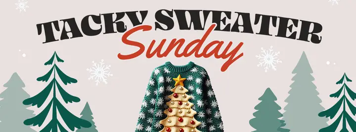 Tacky Sweater Sunday: facebook cover