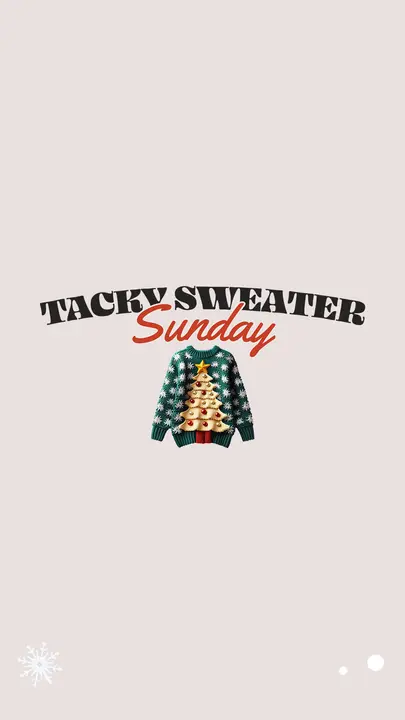 Tacky Sweater Sunday: story