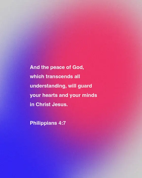Philippians 4: social post