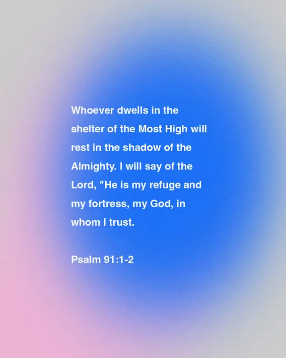 Psalm 91: social post