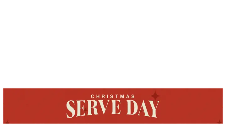 Christmas Serve Day: lower third