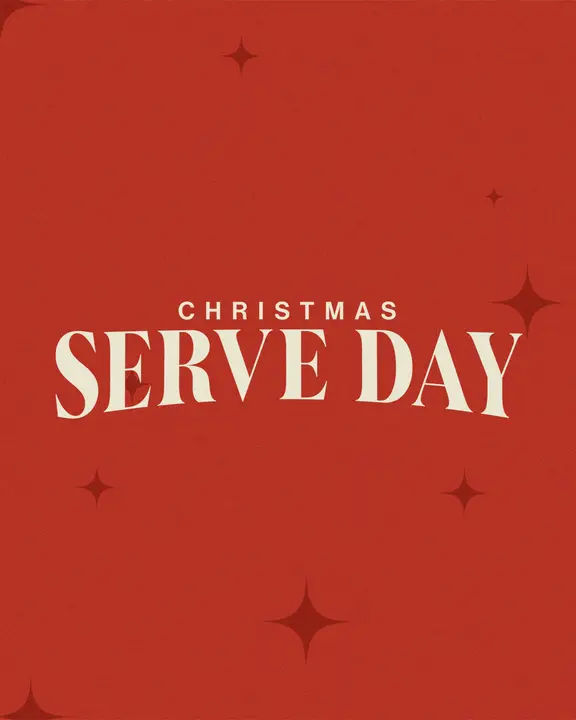Christmas Serve Day: social post