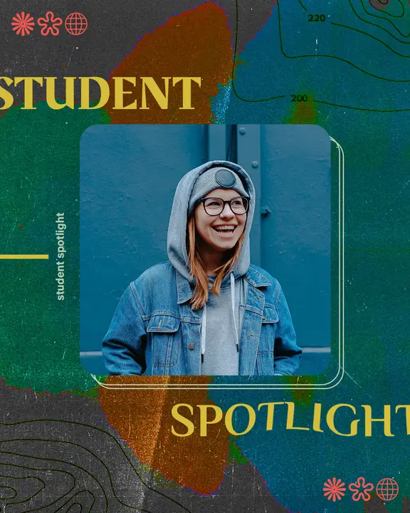 Student Spotlight: social post