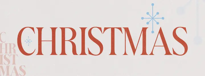 Christmas: facebook cover