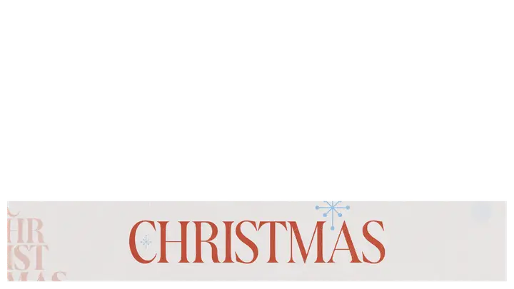 Christmas: lower third