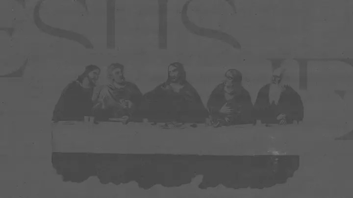 Jesus: blank background