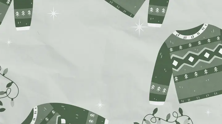Ugly Sweater Christmas Party: notes slide