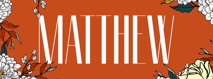 Matthew: facebook cover